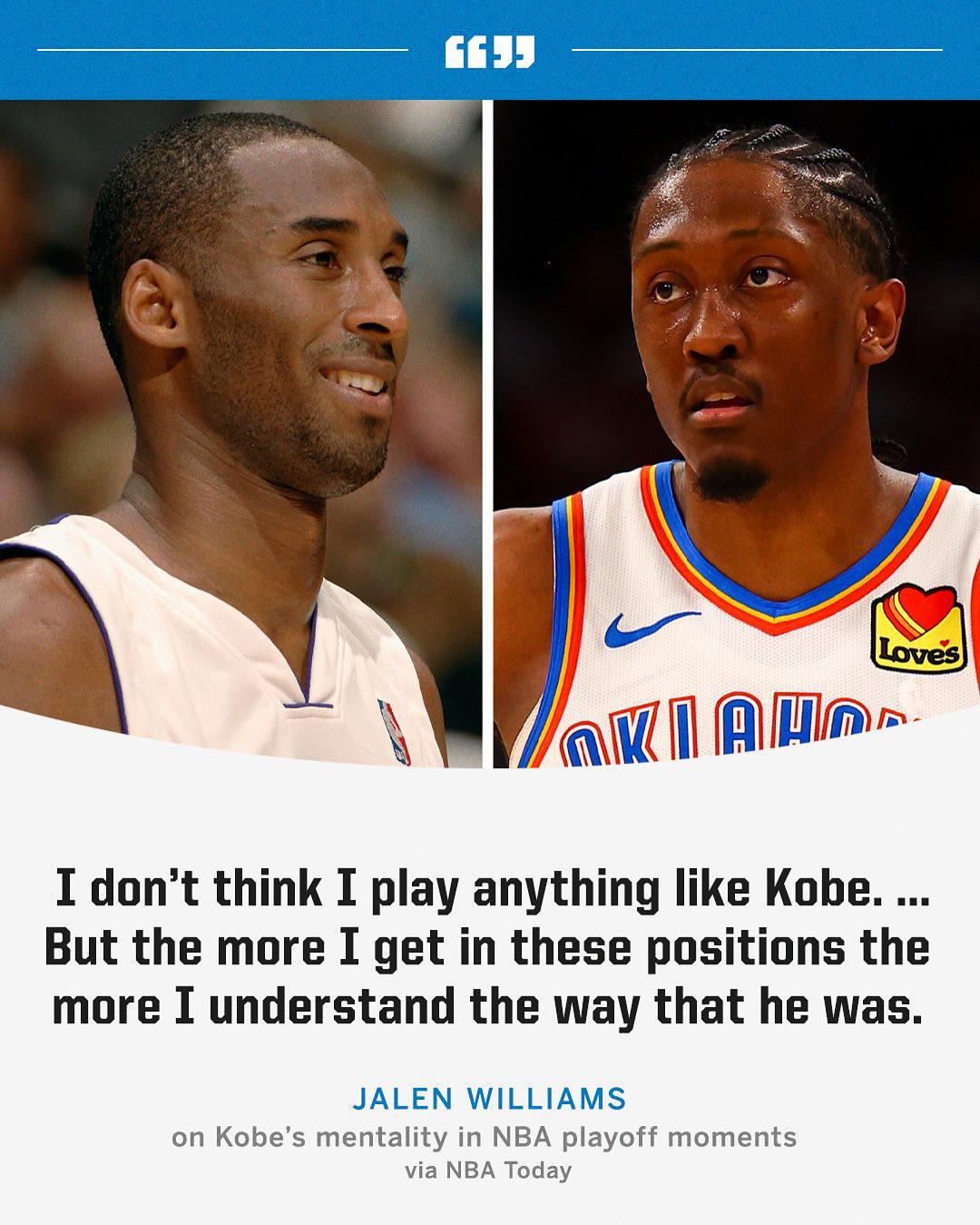 杰伦威:我穿8号是因为科比 我打球不像他但喜欢他的精神!