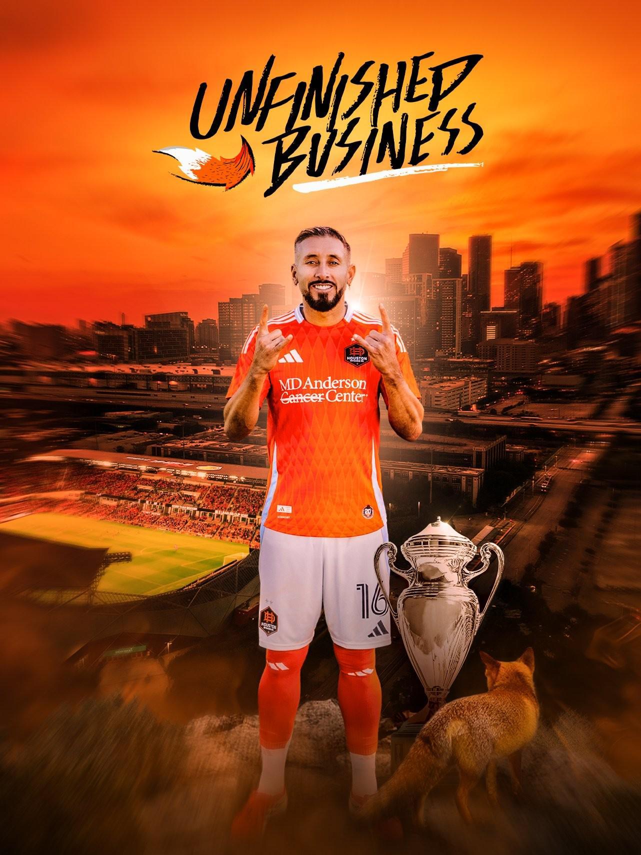 官方：马竞、波尔图旧将埃雷拉加盟美职联休斯敦迪纳摩